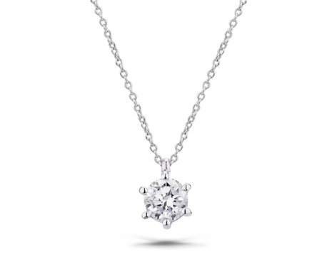 Collana World Diamond Group Donna in Oro bianco Diamante 0.3 Ct LXD00CL003R4BI030 - LXD00CL003R4BI030